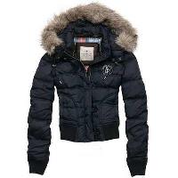 dames abercrombie fitch donsjassen fur hooded af koningsblauw Outlet Amsterdam sji37452